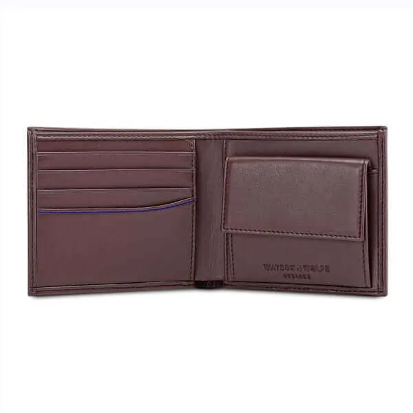 2.5 Billfold Coin Pocket Men's Wallet | Chestnut - Blue