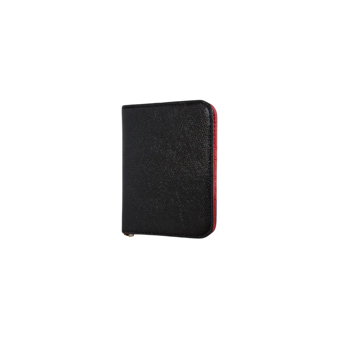 ALDO Black & Red Foldover wallet | Pre Loved |