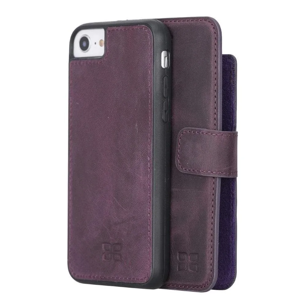 Apple iPhone 7 8 SE2 SE3 Series Detachable Leather Wallet Case - MW