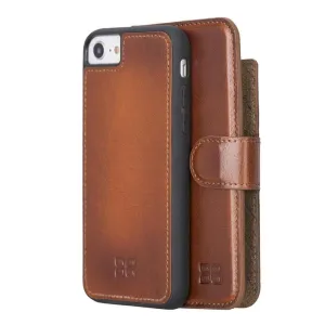 Apple iPhone 7 8 SE2 SE3 Series Detachable Leather Wallet Case - MW