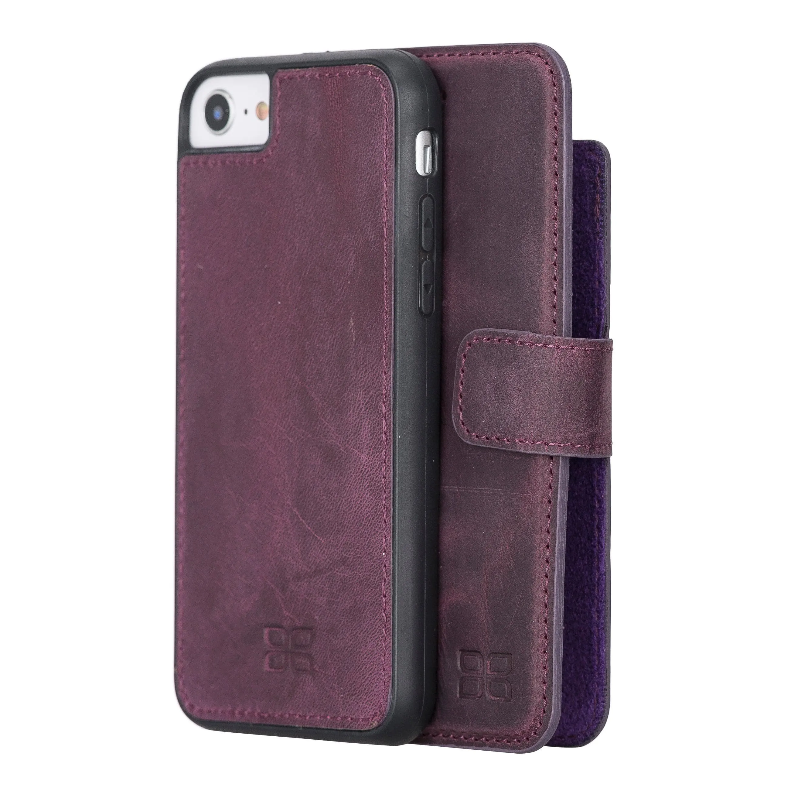 Apple iPhone 7 8 SE2 SE3 Series Detachable Leather Wallet Case - MW