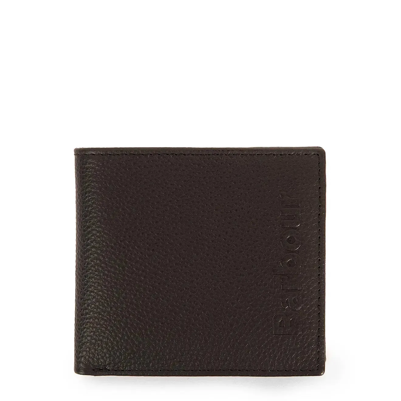 Barbour Debossed Logo Bifold Wallet Classic Black