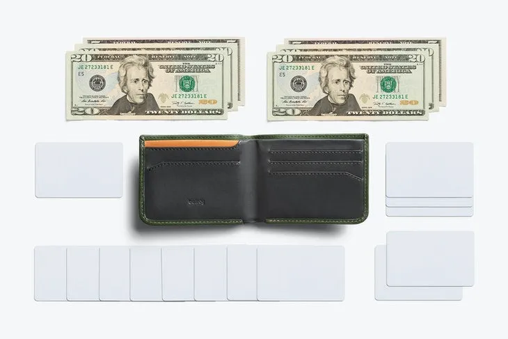 Bellroy Hide & Seek Hi Wallet Ranger Green