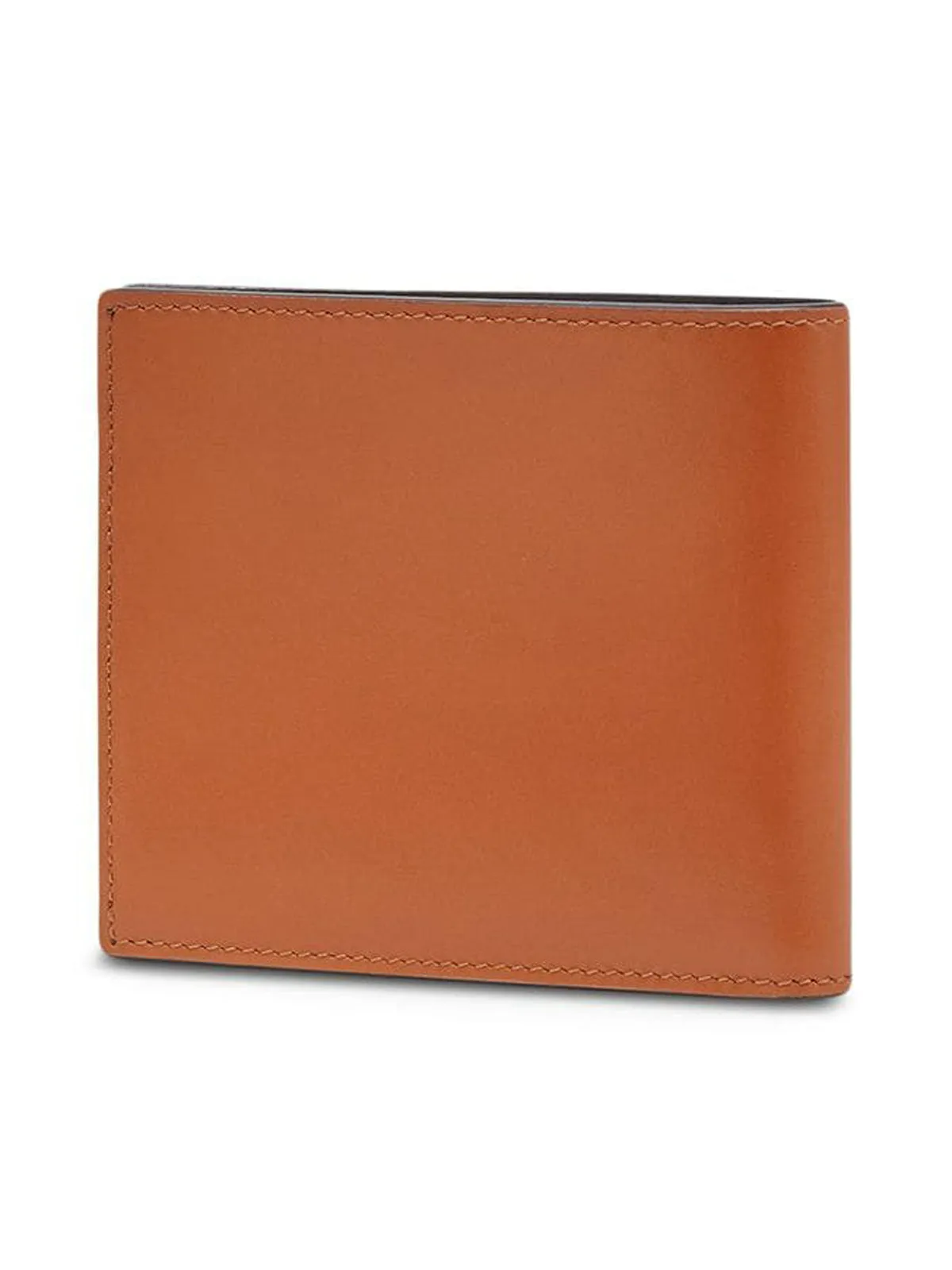 Bi-fold wallet with embossed logo