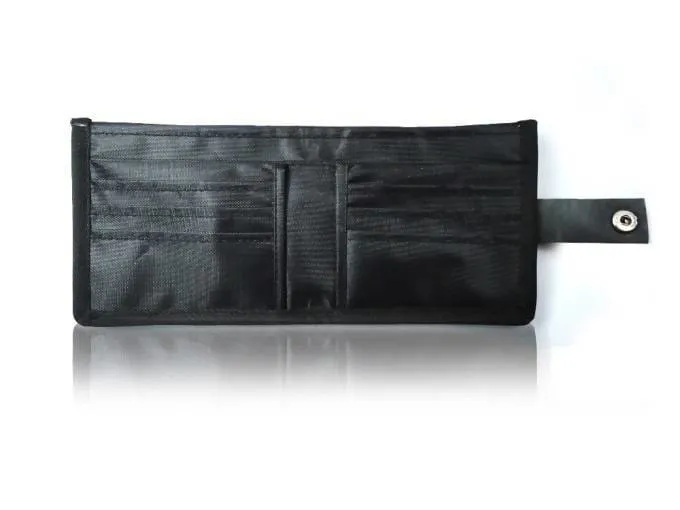 Black Vegan Leather Wallet - Black Buck