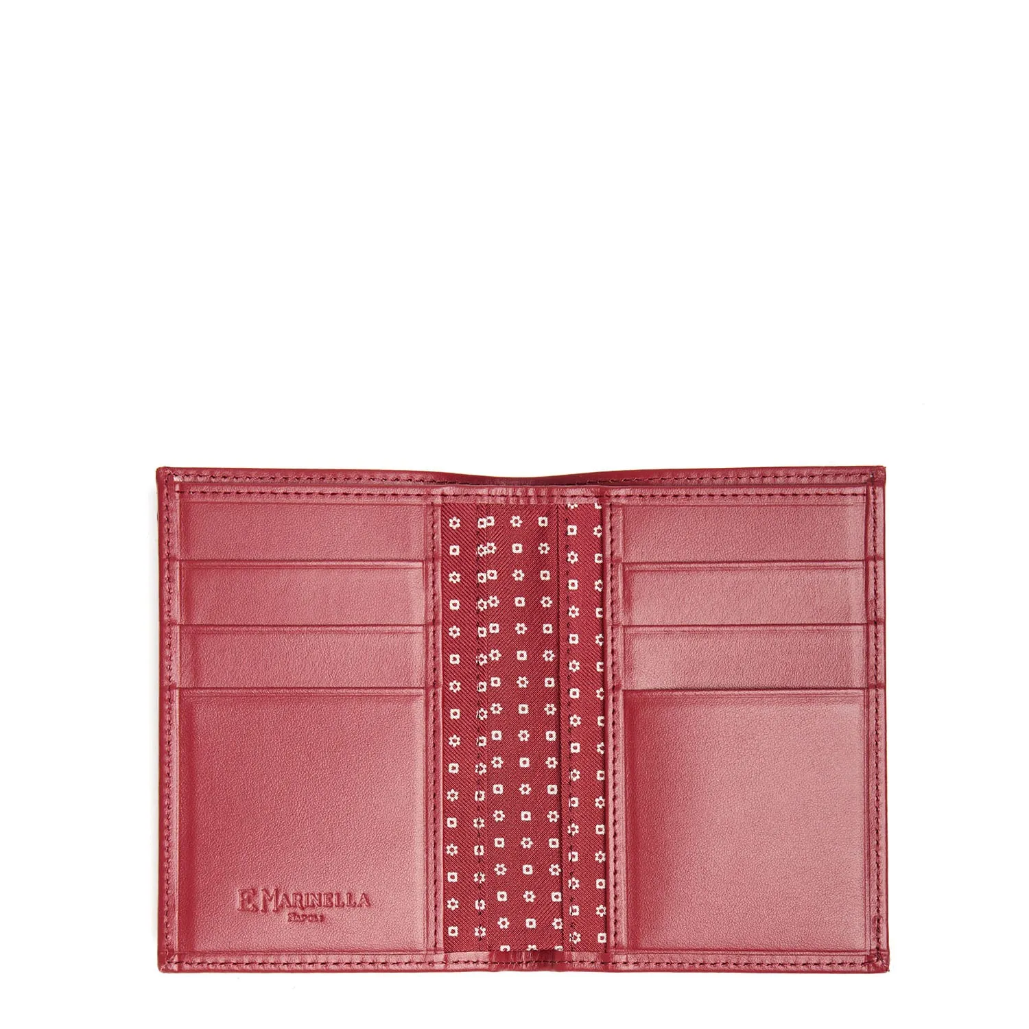 BURGUNDY VERTICAL WALLET