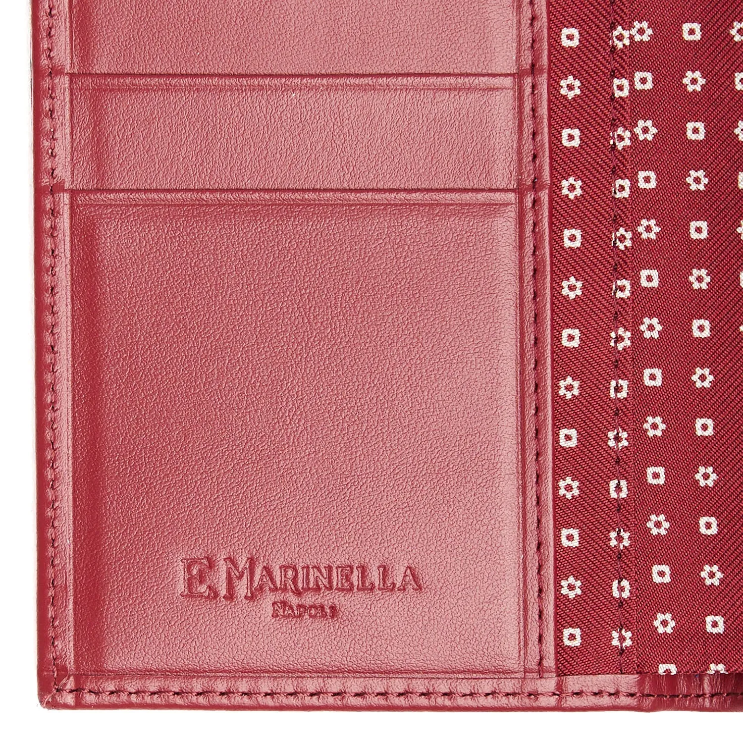 BURGUNDY VERTICAL WALLET