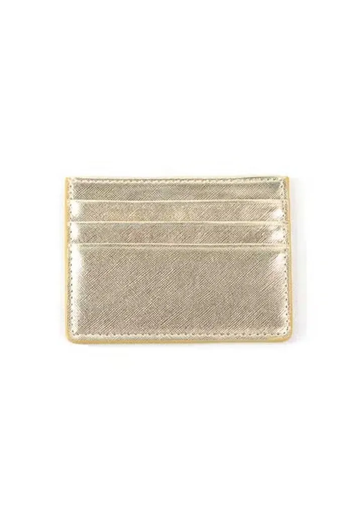 Candace Card Holder-Gold