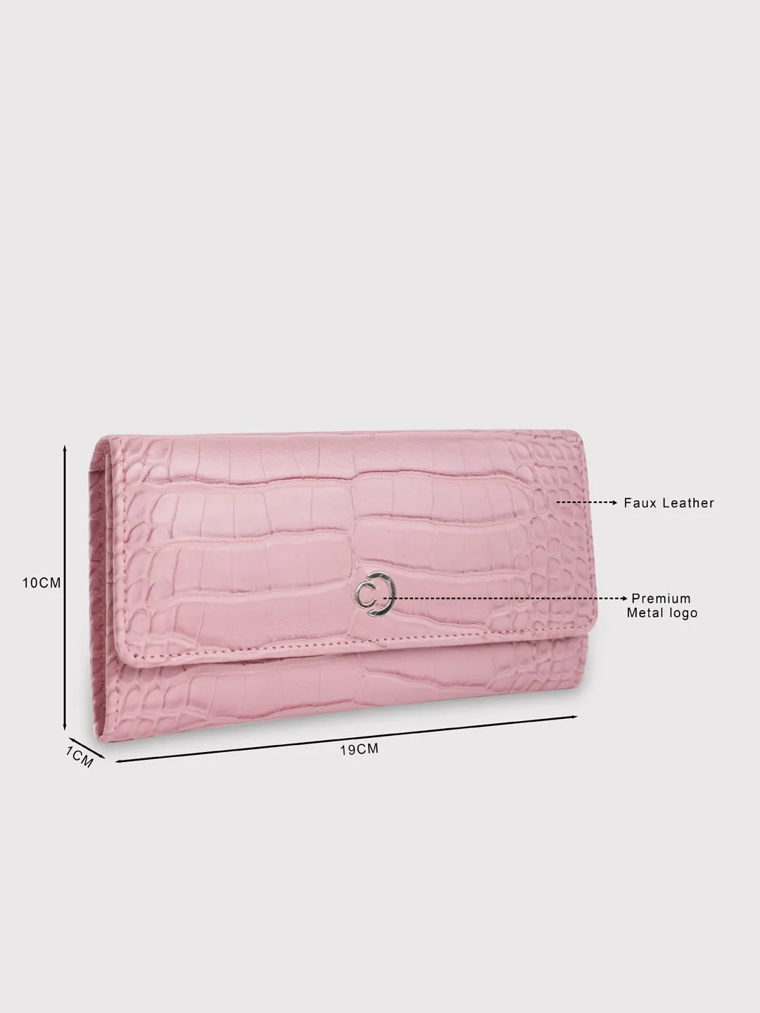 Caprese Luna Wallet Medium Flap Wallet Lilac