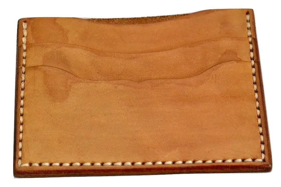 Card Wallet  |  3 slot tan | calf