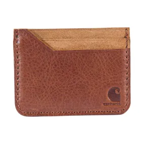 Carhartt Patina Leather Front Pocket Wallet - Oiled Walnut