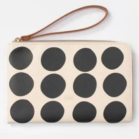 Caroline Gardner Big Mono Spot Travel Pouch