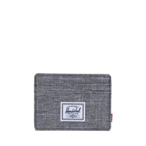 Carteira Herschel Charlie Cardholder Raven Crosshatch