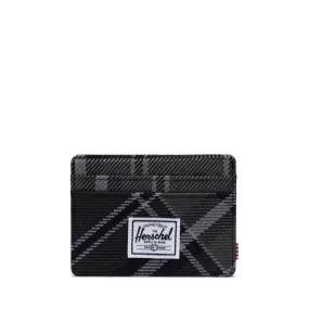 Carteira Herschel Charlie RFID Greyscale Plaid