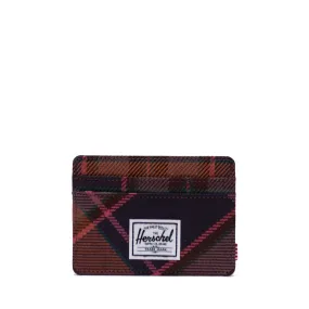 Carteira Herschel Charlie RFID Slate Rose Plaid