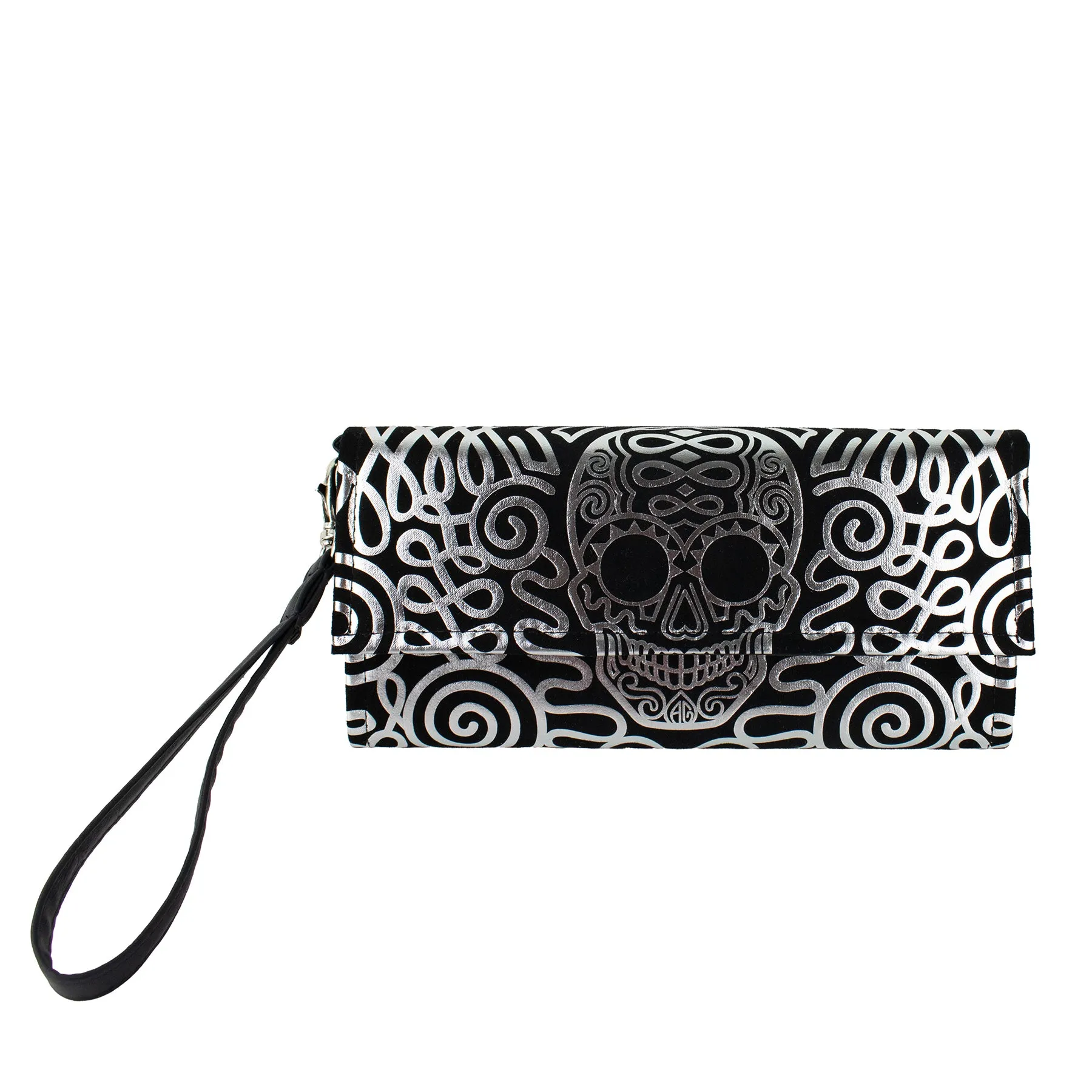 Cartera Atl 2 - Calavera Plata