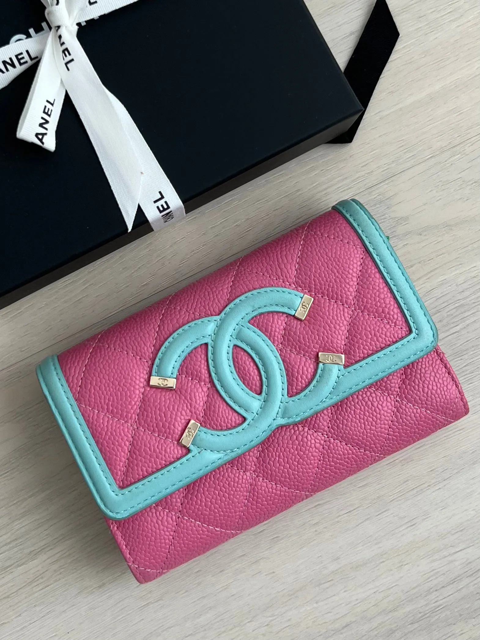 Chanel Filigree Flap Wallet