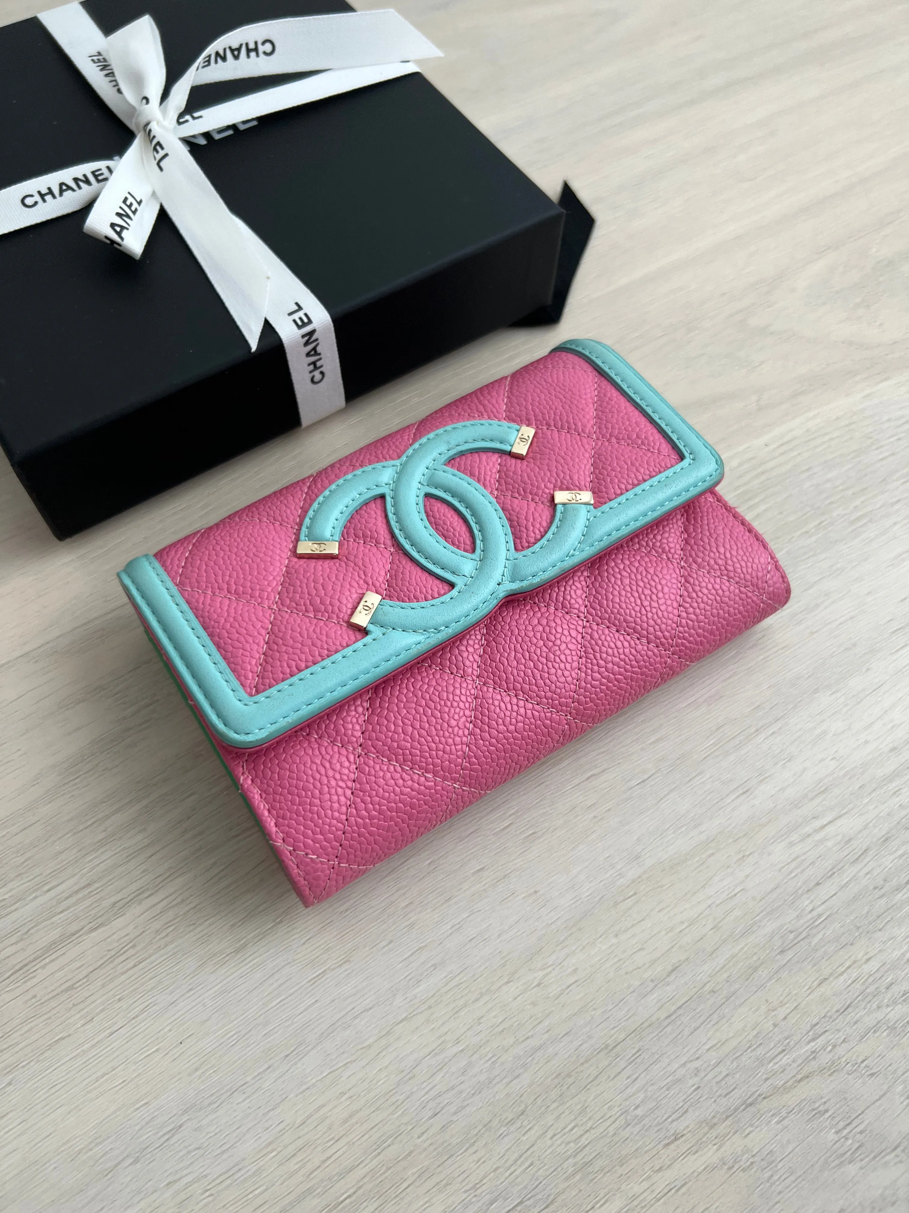 Chanel Filigree Flap Wallet