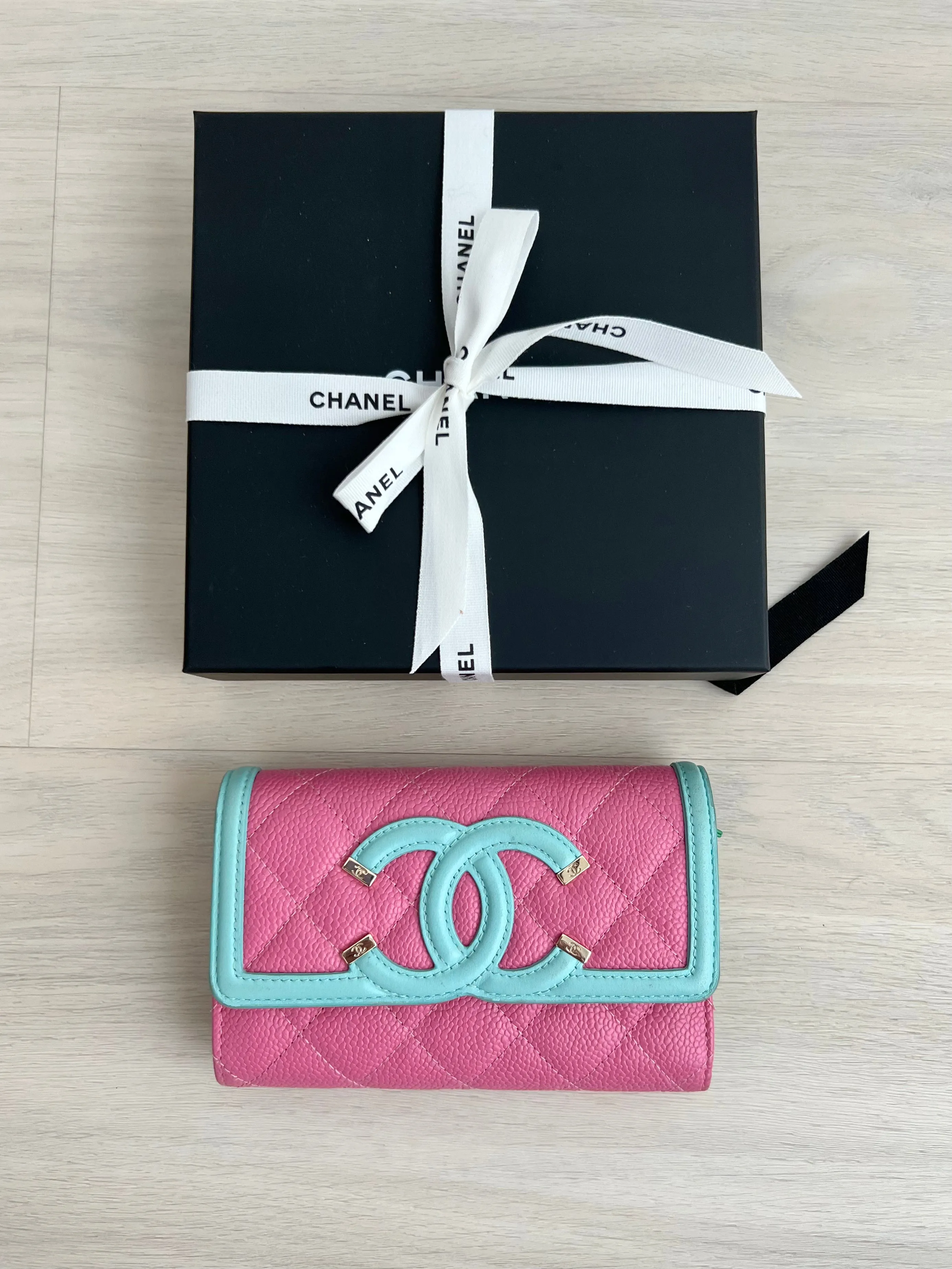 Chanel Filigree Flap Wallet