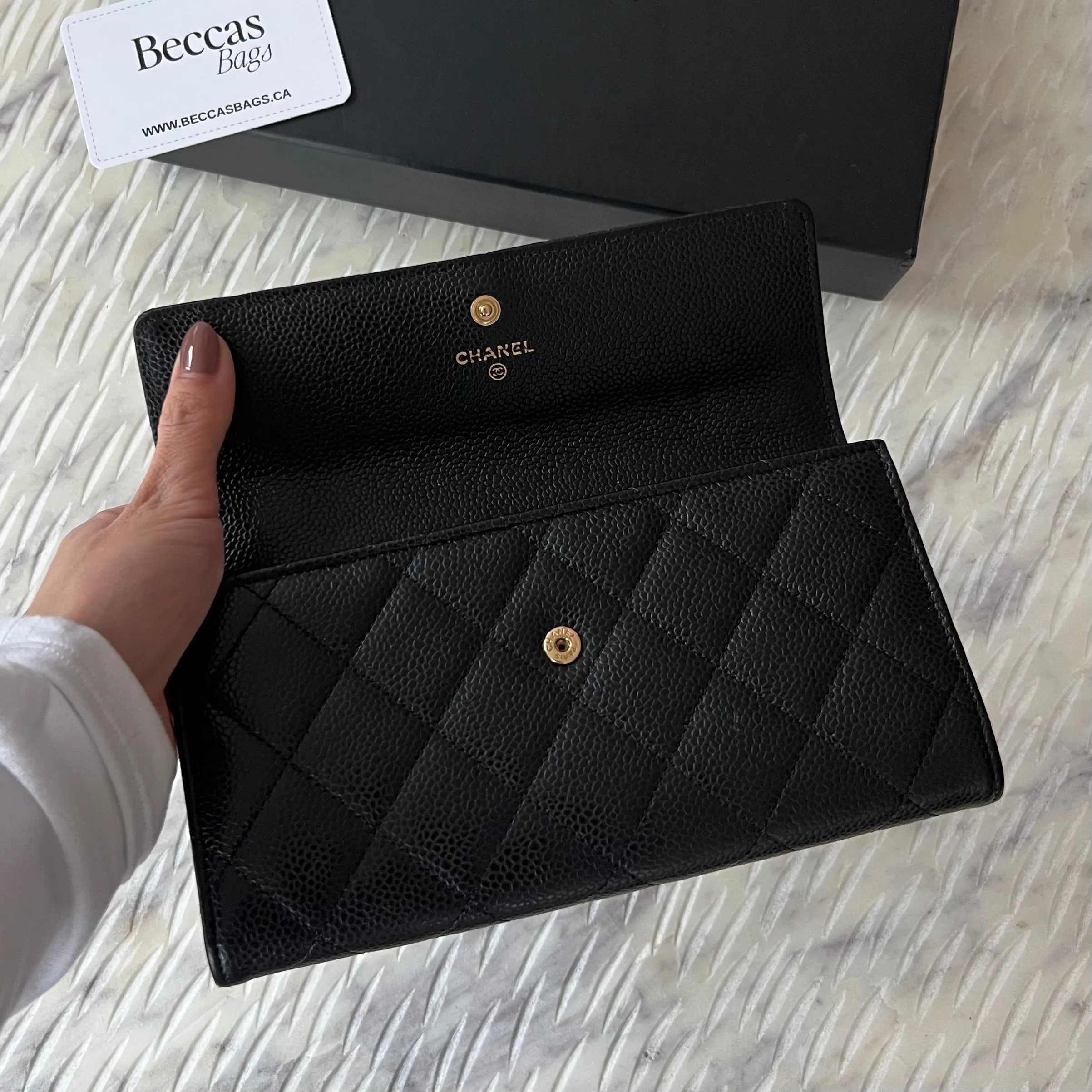 Chanel Flap Long Wallet