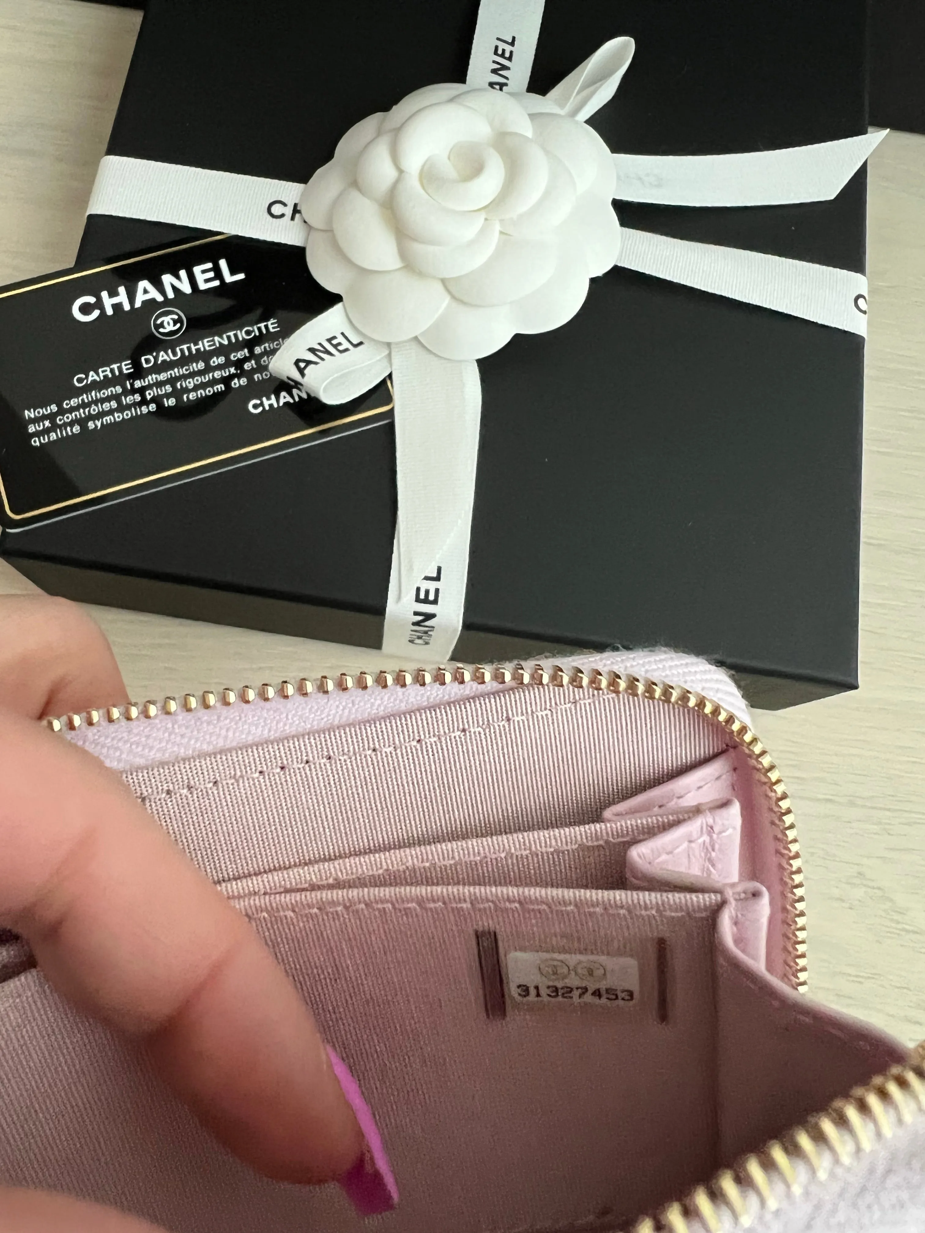 Chanel Mini Zip Wallet