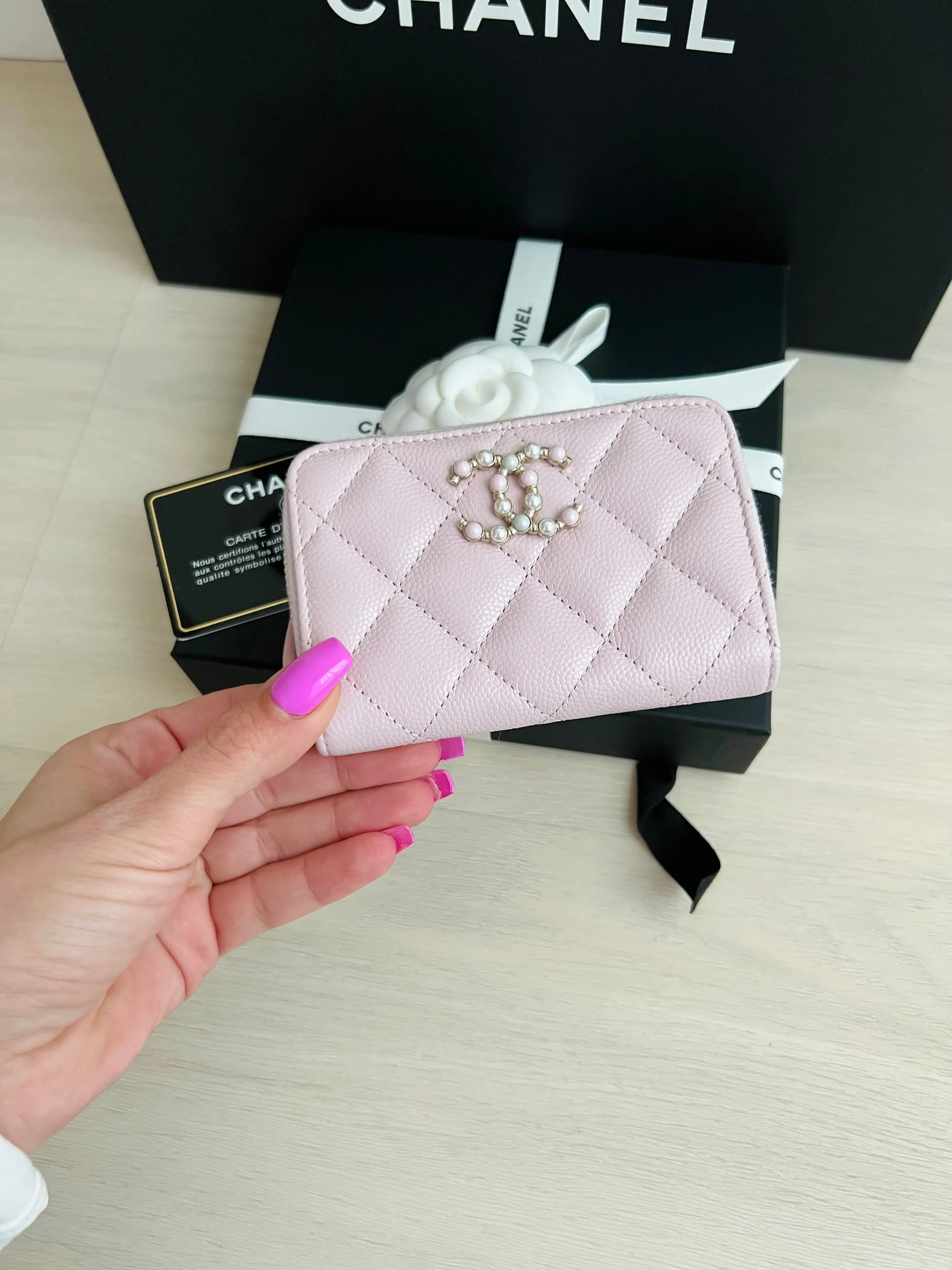 Chanel Mini Zip Wallet