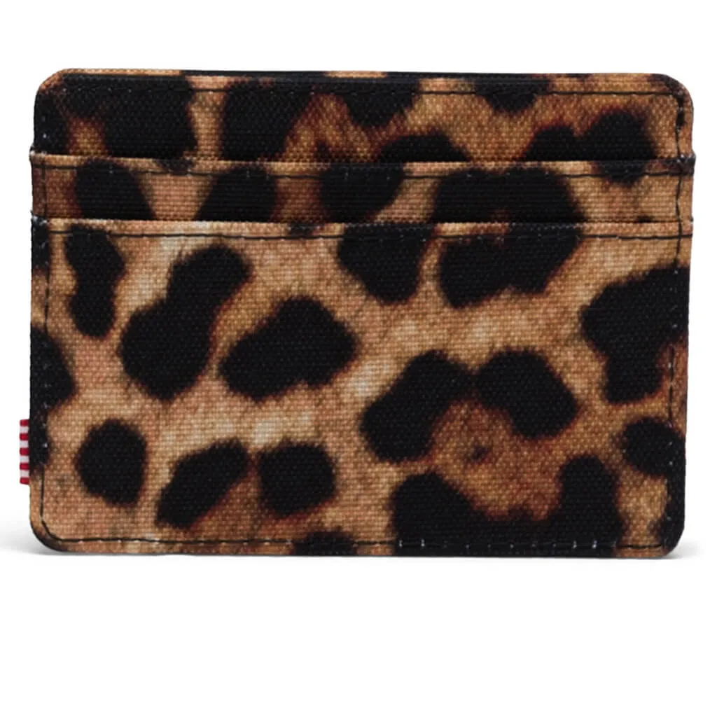 Charlie RFID Wallet - Leopard Black