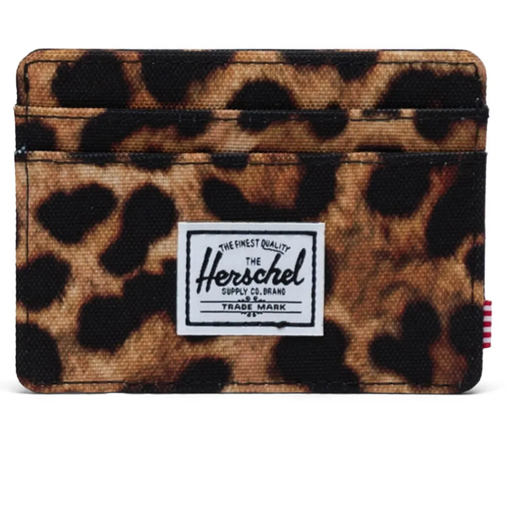 Charlie RFID Wallet - Leopard Black