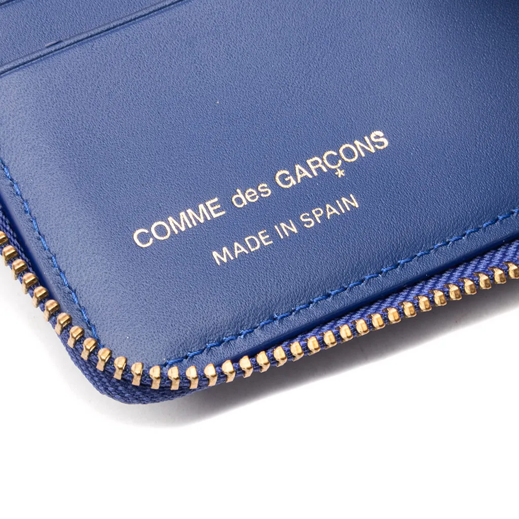 Comme des Garcons Polka Dots Wallet - Navy