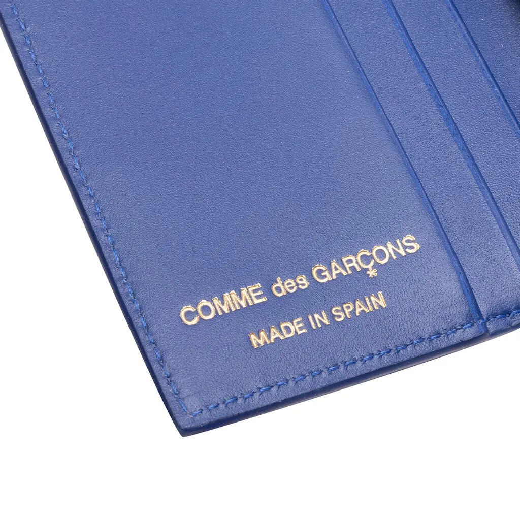 Comme des Garcons Polka Dots Wallet - Navy