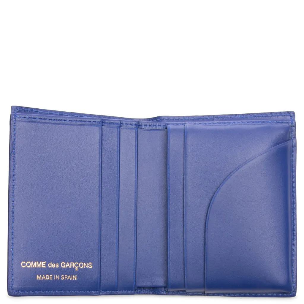 Comme des Garcons Polka Dots Wallet - Navy