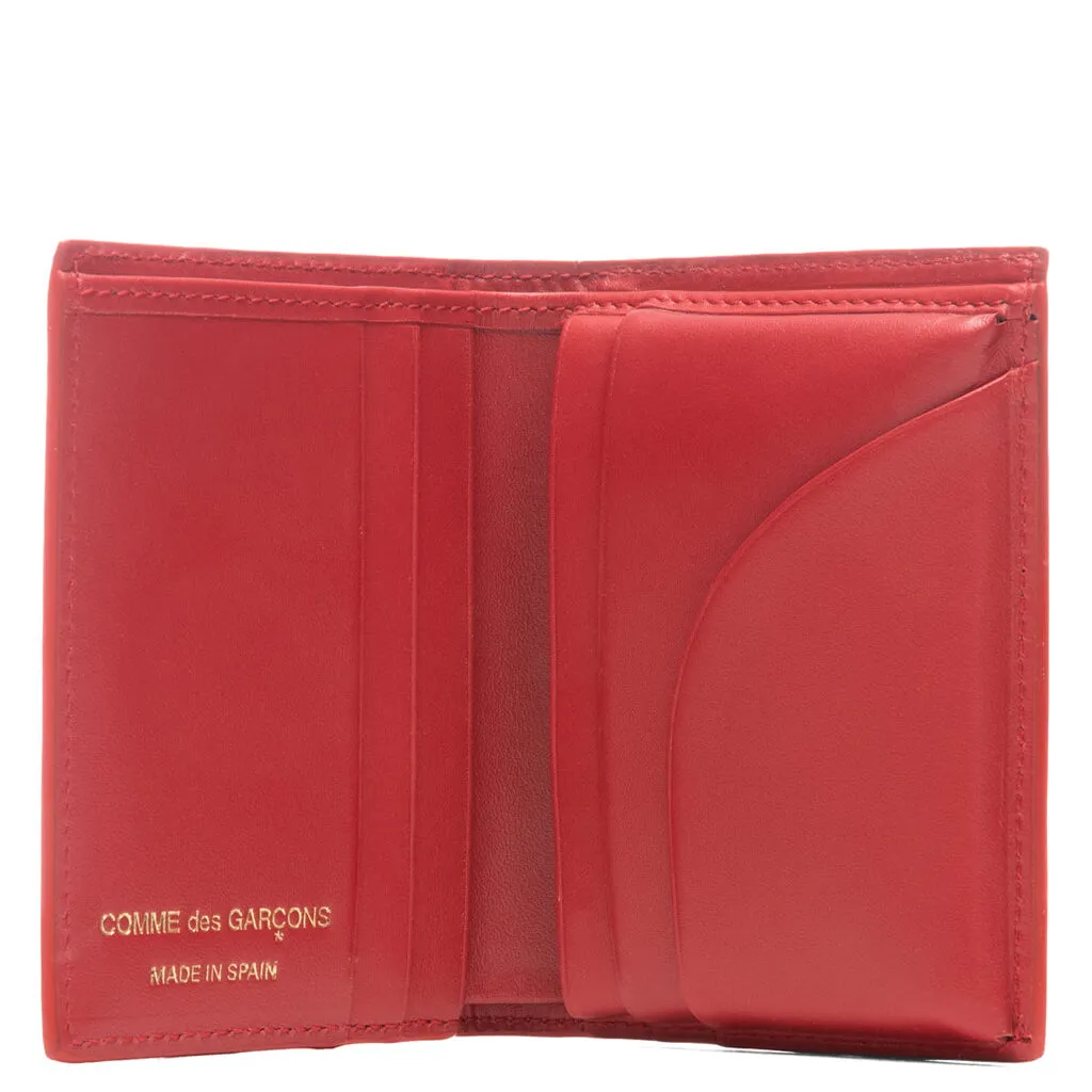 Comme des Garcons Polka Dots Wallet - Red