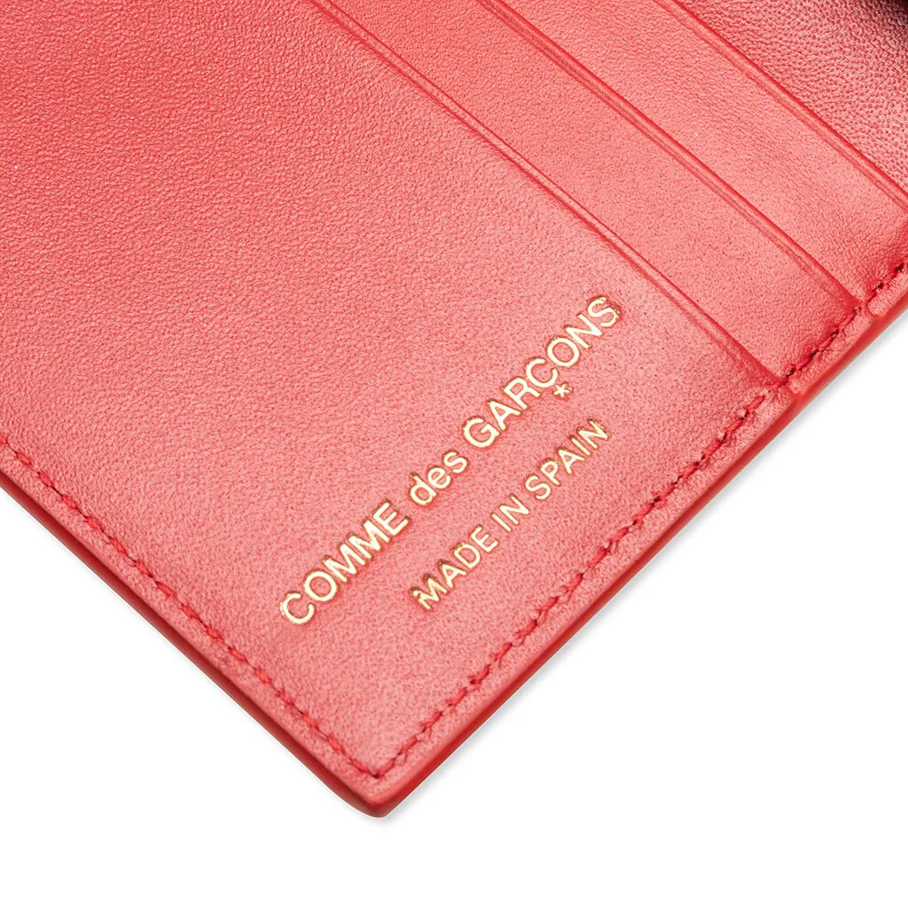 Comme des Garcons Polka Dots Wallet - Red