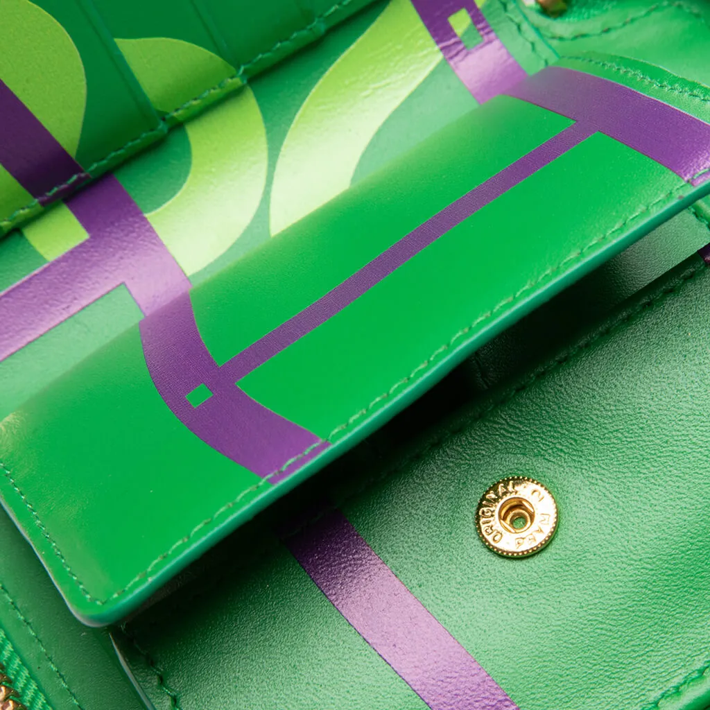 Comme des Garcons SA2100RE Ruby Eyes Wallet - Green