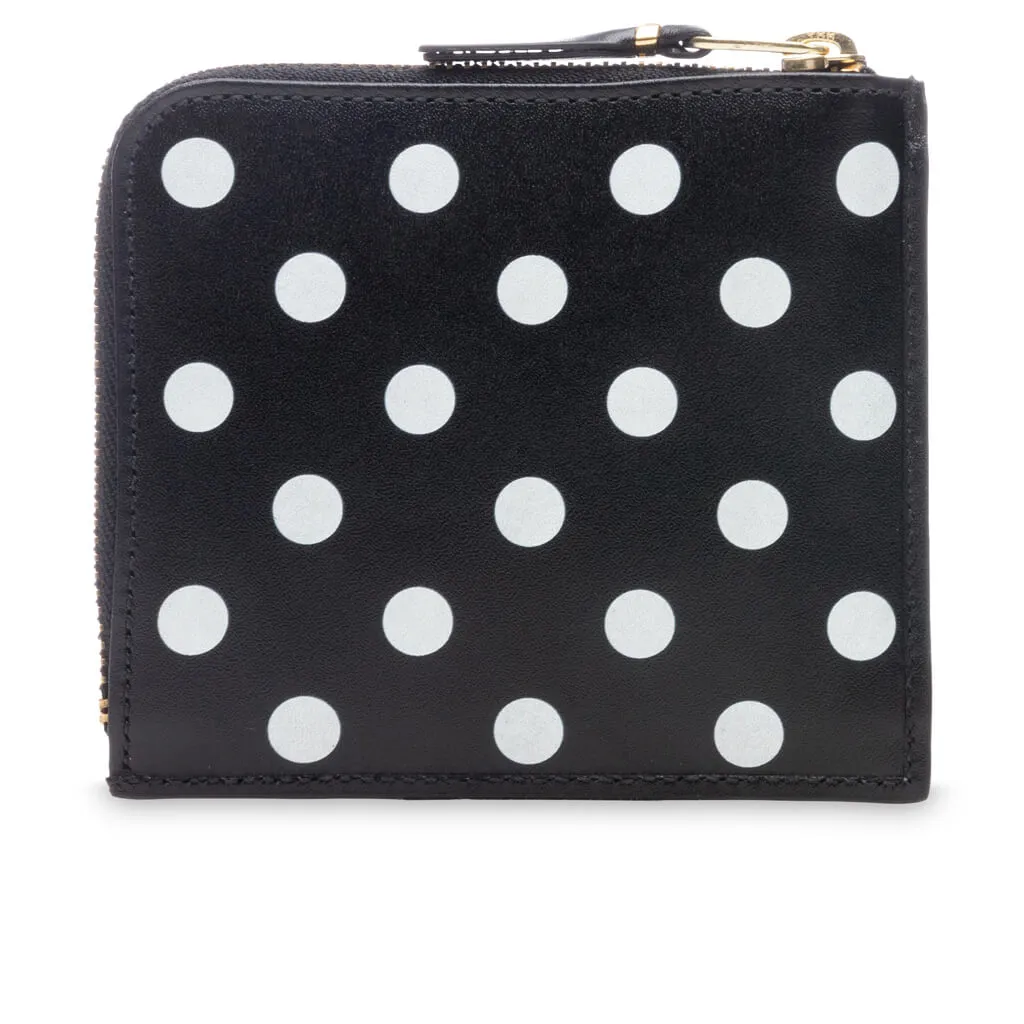 Comme des Garcons SA3100PD Polka Dots Wallet - Black