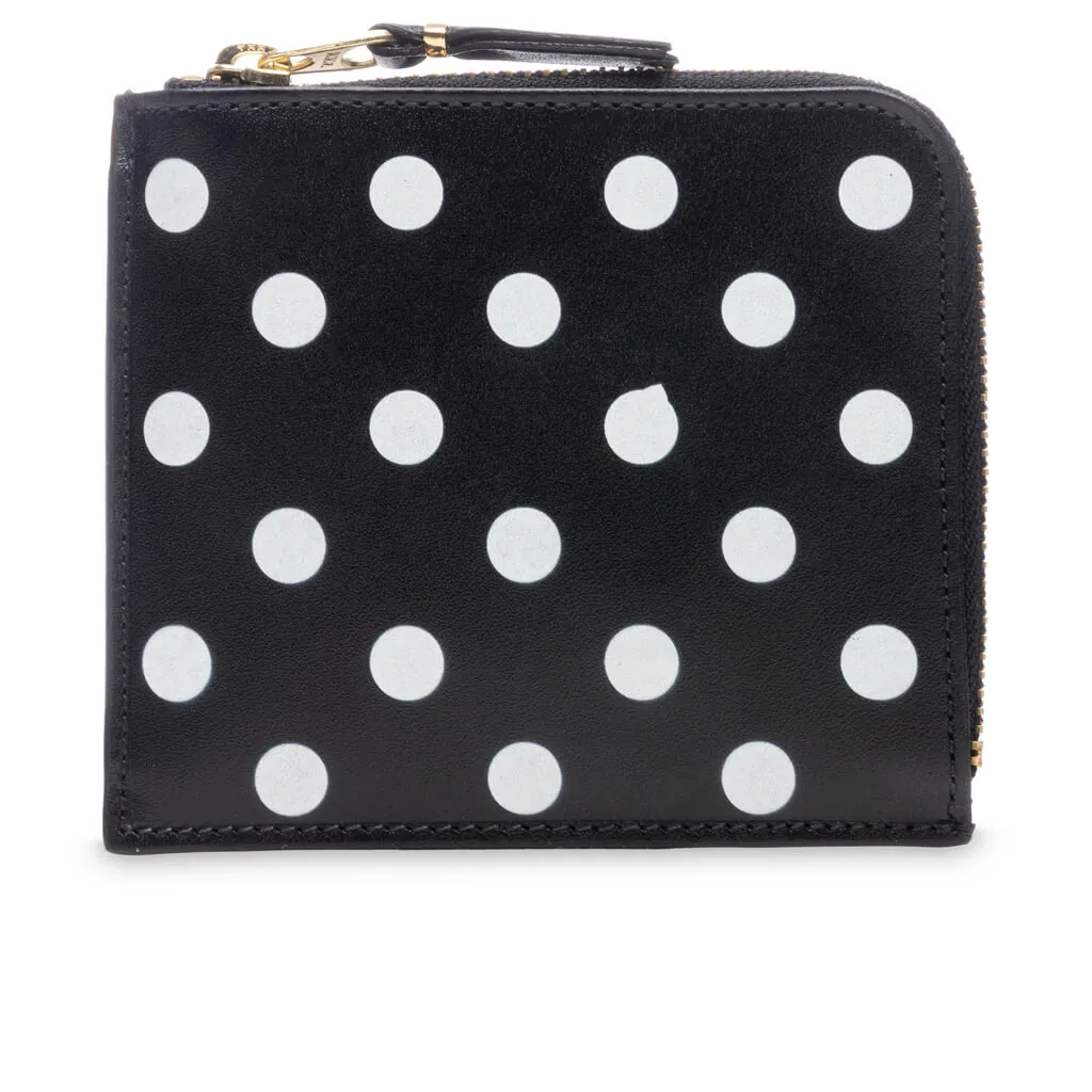 Comme des Garcons SA3100PD Polka Dots Wallet - Black