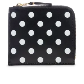 Comme des Garcons SA3100PD Polka Dots Wallet - Black