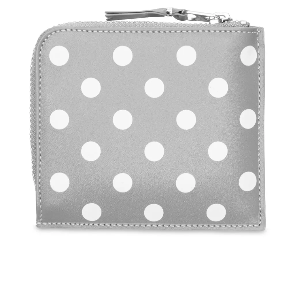 Comme des Garcons SA3100PD Polka Dots Wallet - Grey