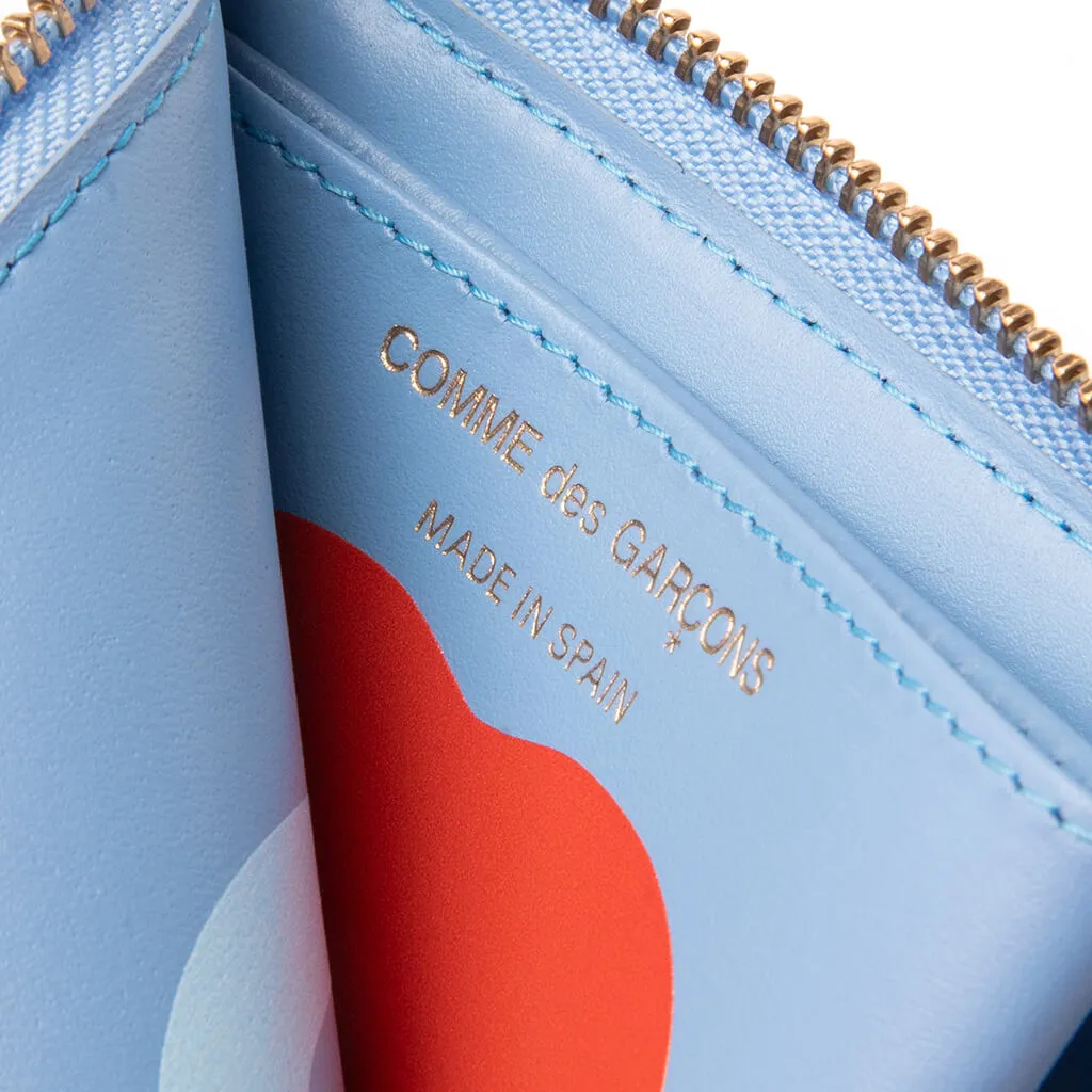 Comme des Garcons SA3100RE Ruby Eyes Wallet - Blue