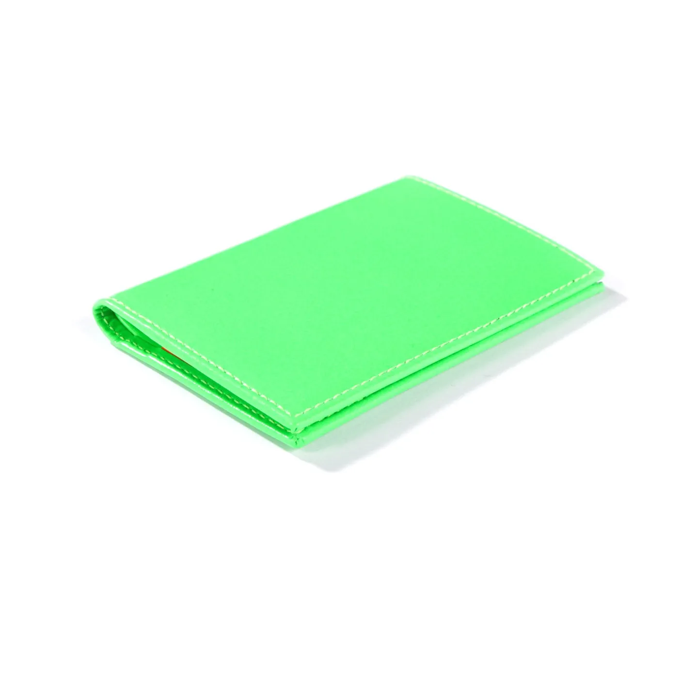 COMME DES GARCONS SA6400 SUPER FLUO WALLET GREEN