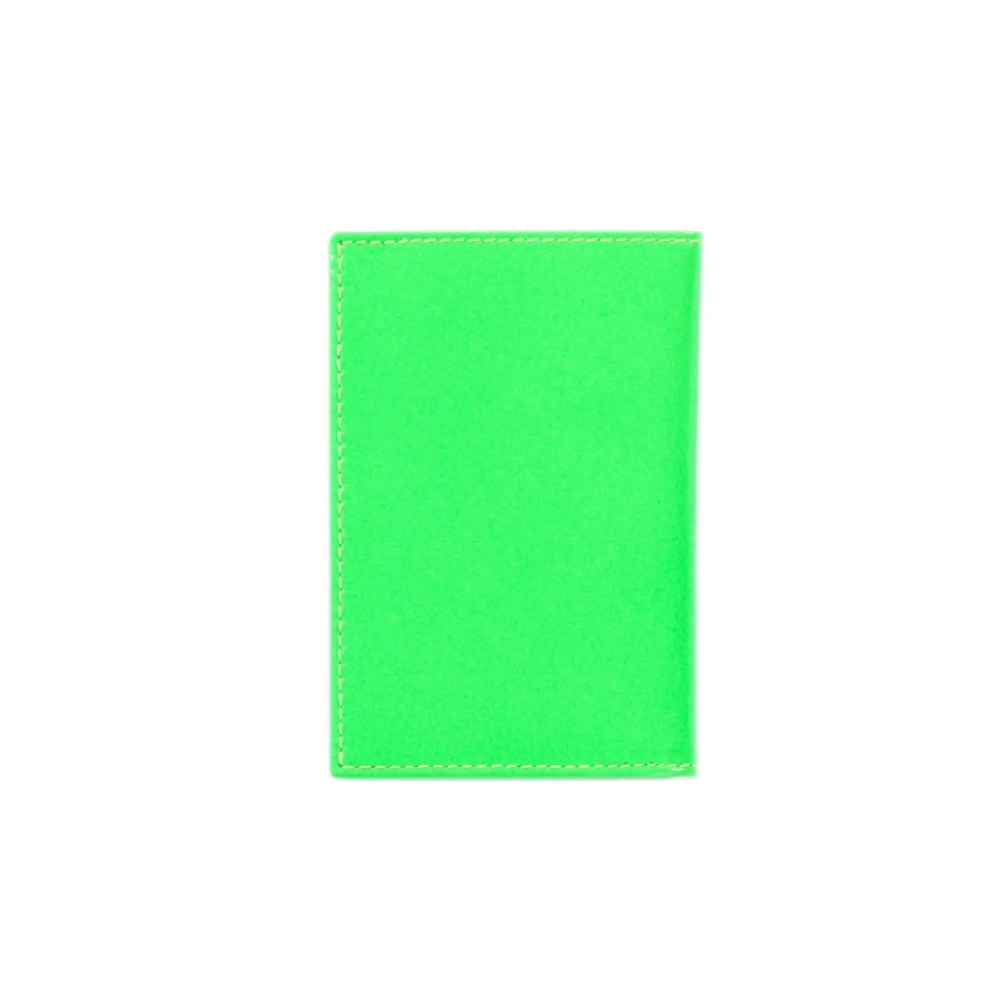 COMME DES GARCONS SA6400 SUPER FLUO WALLET GREEN