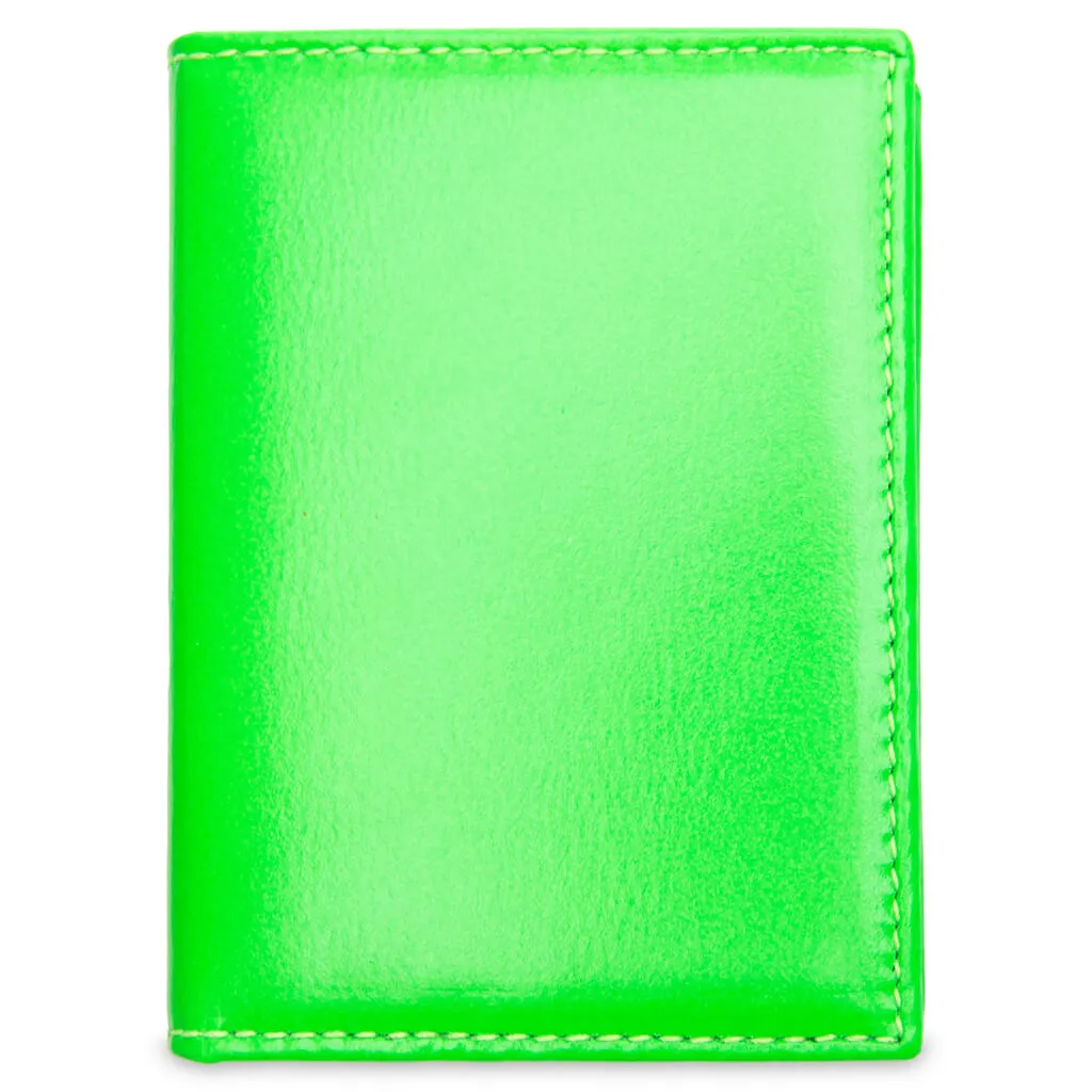 Comme des Garcons Super Fluo Wallet - Green/Blue