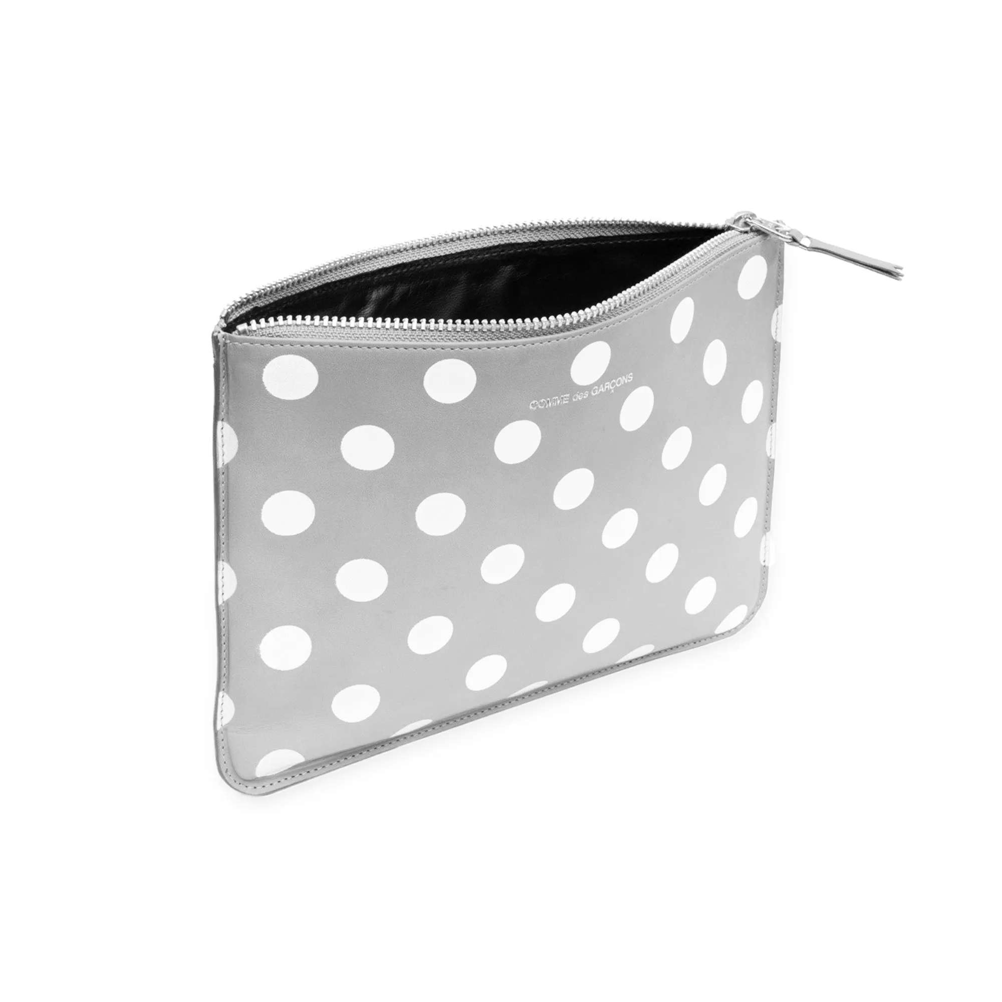 Comme des Garcons WALLET Polka Dot Printed Zip Pouch