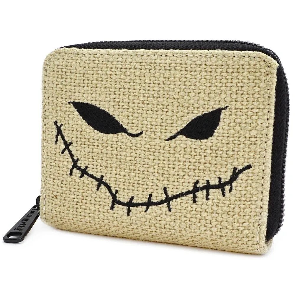 Disney Nightmare Before Christmas Oogie Boogie Burlap Wallet