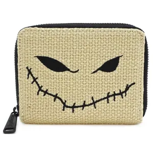 Disney Nightmare Before Christmas Oogie Boogie Burlap Wallet