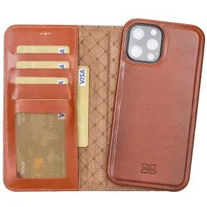 F360 Magnetic Detachable Leather Wallet Cases for Apple iPhone 12 Series