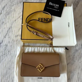 Fendi FF Diamonds Signature Wallet on Chain - Luxury Designer Accessory