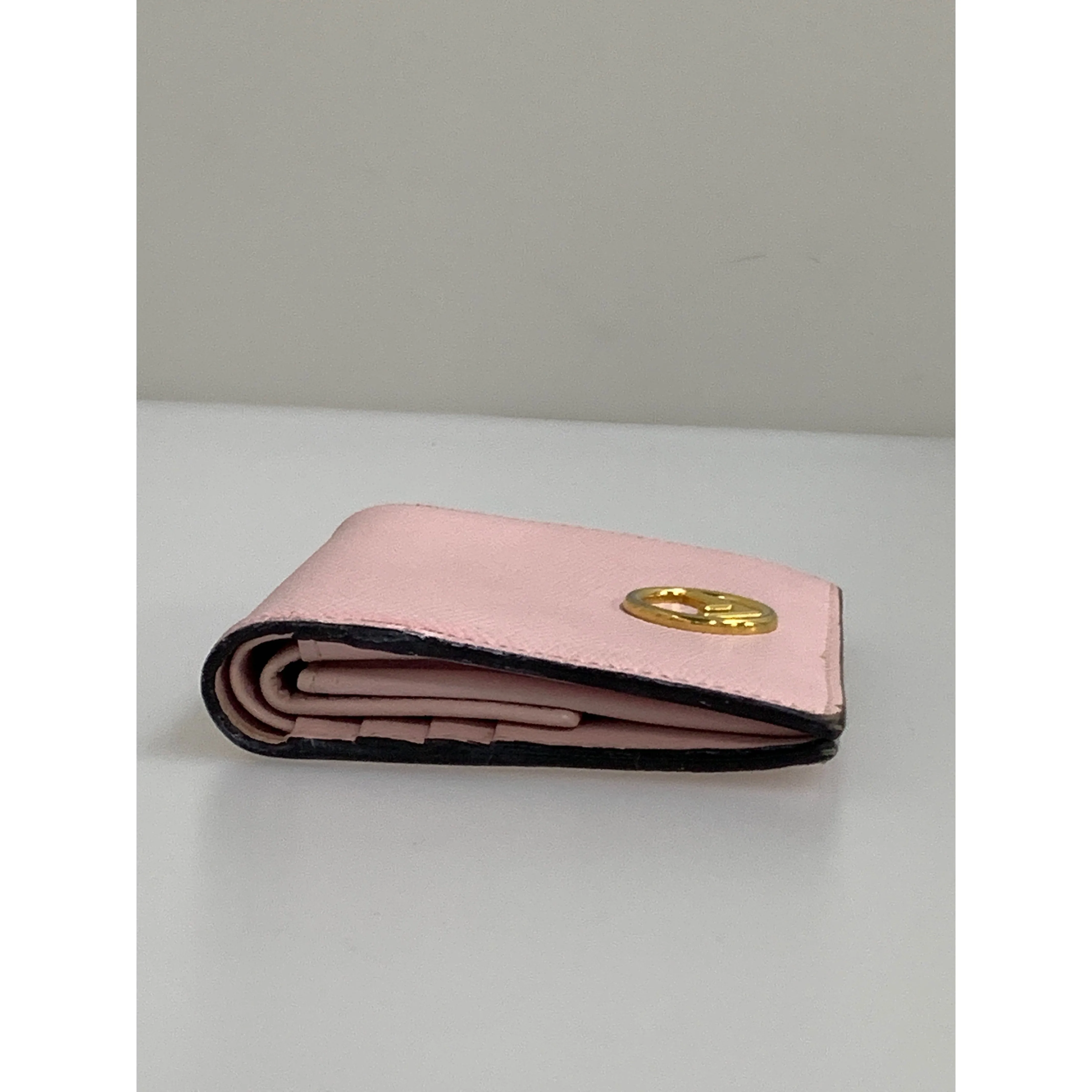 #FENDI/Bifold Wallet/PNK/Leather/8M0387