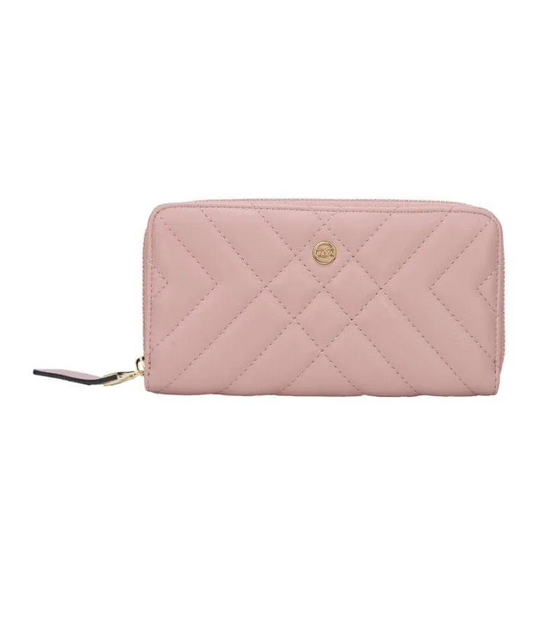 Gionni Womens Quilted Zip Around Wallet 20G1117