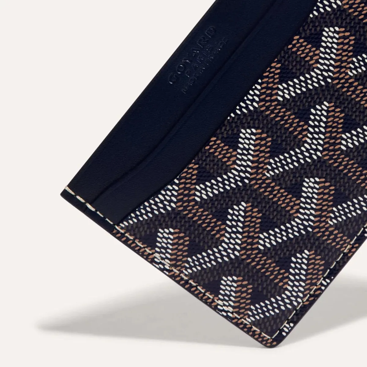 Goyard Saint-Sulpice Card Wallet Navy Blue